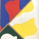 Claude Viallat, Sénanque Abbey, Gordes, 1978. original poster in screen printing on kraft