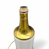 Murano lamp ied Italy vintage glass and golden brass Fabbian