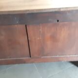 1900 chest of drawers with canted sides, walnut and period walnut veneer, restored