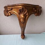 Golden wall shelf