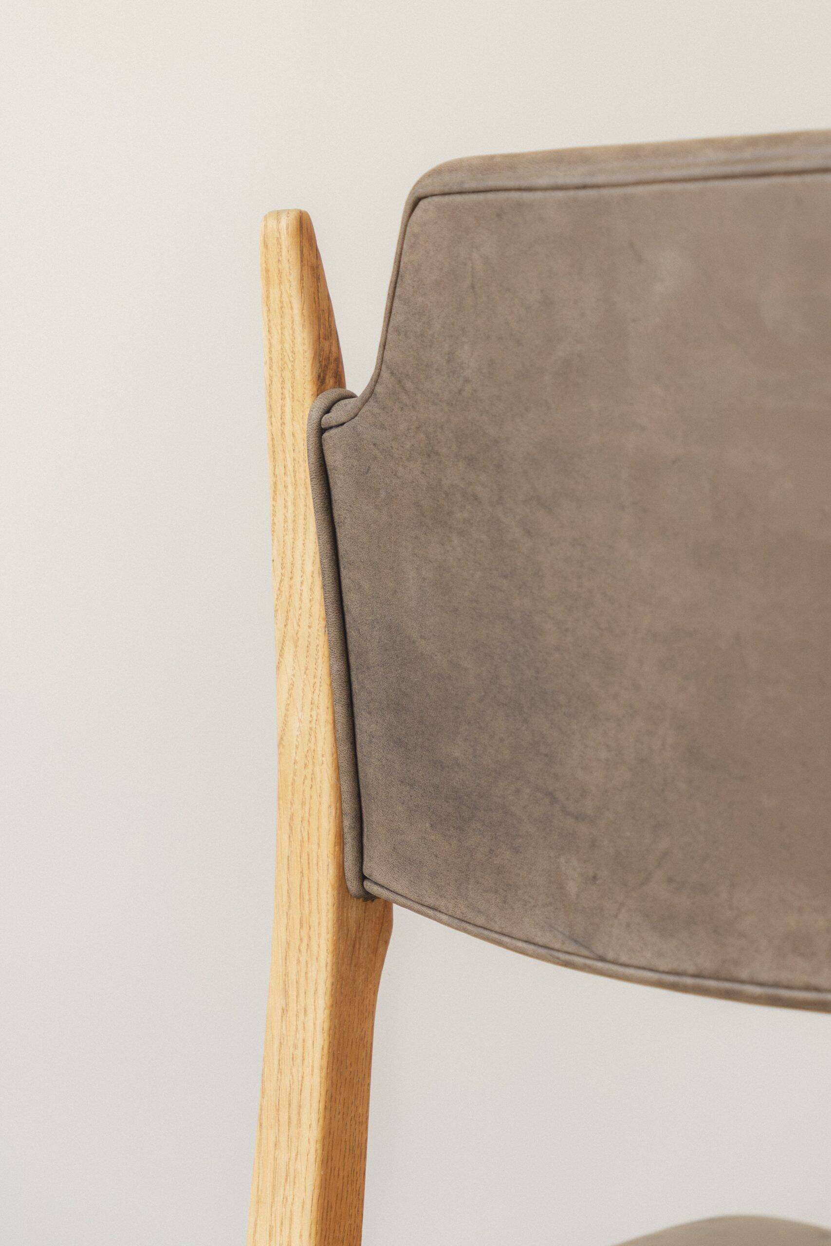Henning Kjærnulf Razor Blade, dining chair (set of four)