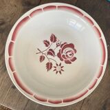 Plat creux à fleurs ancien