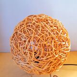 Rattan ball lamp