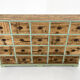 Vintage industrial wooden cabinet with original handels, 1930's