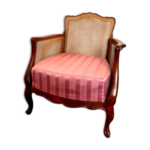 fauteuil bergère cannage