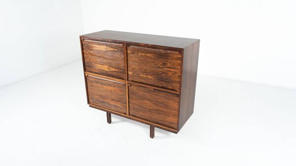 Meuble de rangement moderne du milieu du siècle dans le style de Gianfranco Frattini, Italie, années 1960