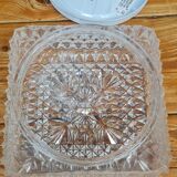 Chiseled glass ceiling lamp