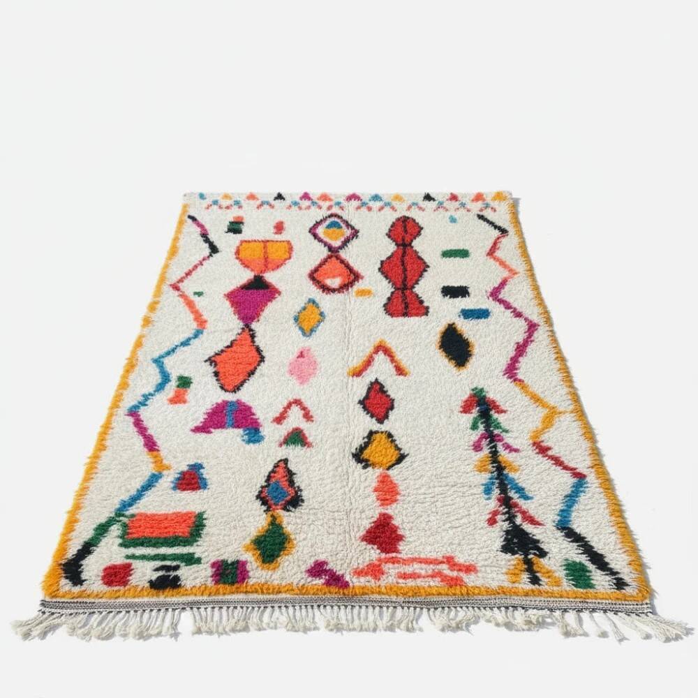 Moroccan Azilal rug in wool
