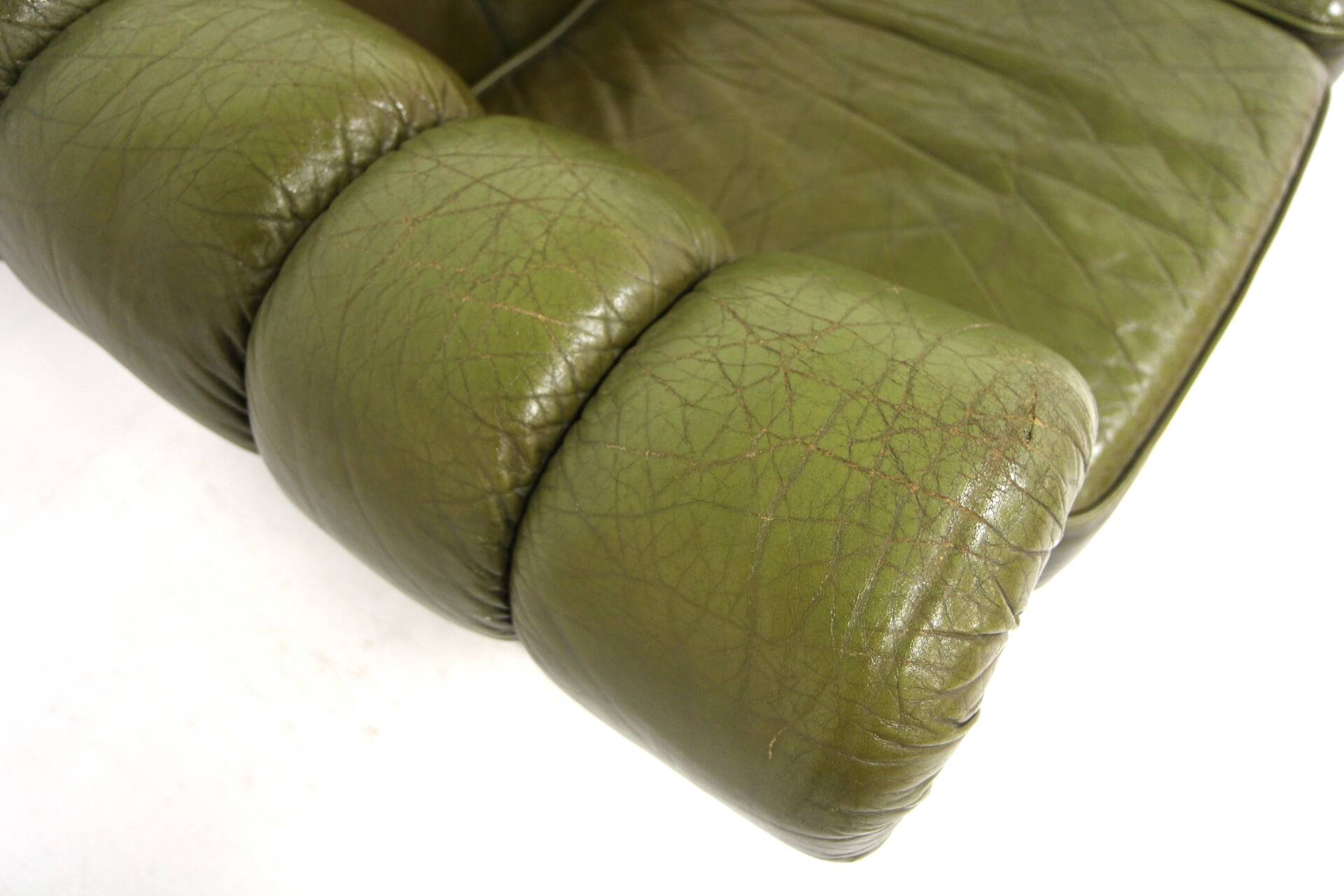 Vintage leather sofa, Sweden, 1990s