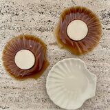 Trio of shell cups