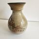 Ceramic vase with Village pattern signed by Jean Paulet - vintage