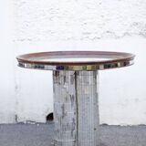 Mosaic mirrored glass coffee table Italy 70