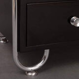 Bauhaus Beech Dressing Table and Mirror, Czech Modernism 1930s