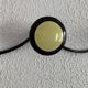 Vintage 1960s banana yellow wall coat rack with 4 hooks - 65 x 7 cm