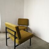 pair of André Simard armchairs for Airborne