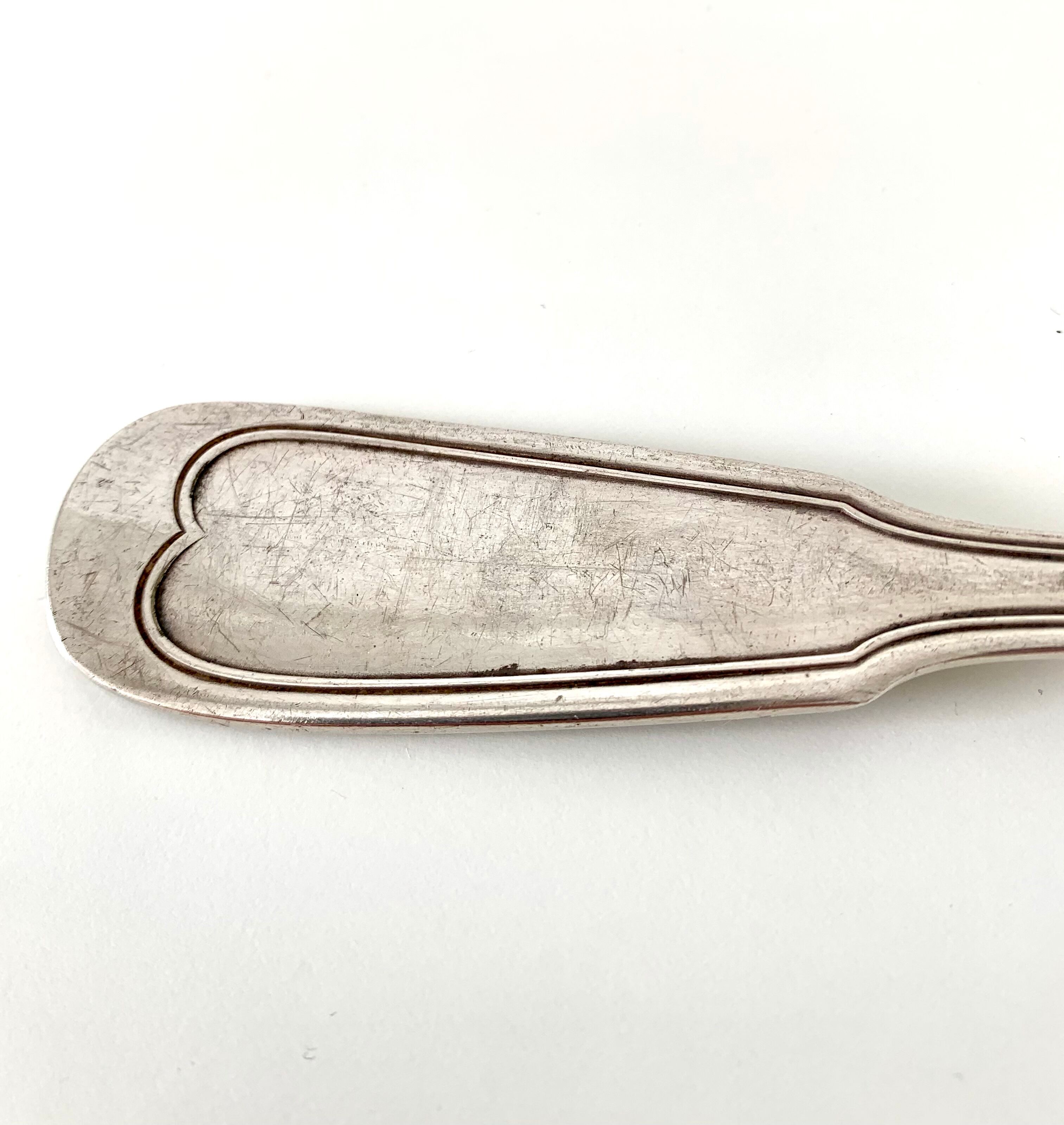 Louche et cuillère métal argenté