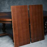 Large extendable dining table – Solid wood & veneer