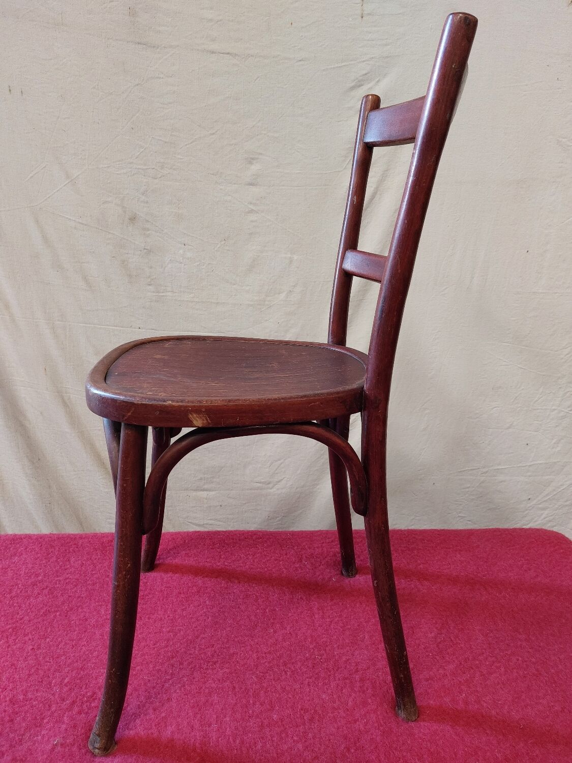 Vintage wooden bistro chair
