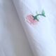 Embroidered round tablecloth