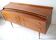 Vintage teak enfilade in brown, 1960s — brass mesh top and Dansette legs.