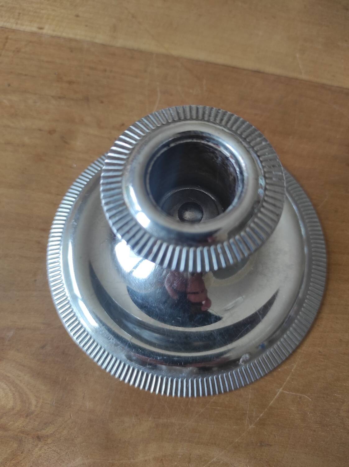 Stainless steel candle holder
