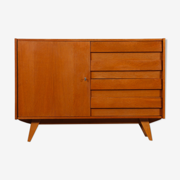 Commode vintage en placage chêne par Jiri Jiroutek, modèle U-458, 1960