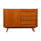 Vintage oak storage by Jiri Jiroutek, model U-458, 1960