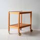 1960s Scandinavian pine wood trolley