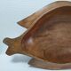 Coupe zoomorphe poisson bois sculpté vintage
