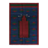 Vintage Turkish Oushak Handwoven Rug 114x163 cm