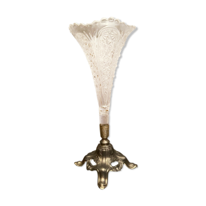 Vase cornet bouquetière - saint louis