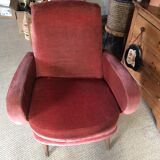 Fauteuil en velours