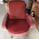 Velvet armchair