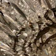 Lustre italien en cristal, années 1940
