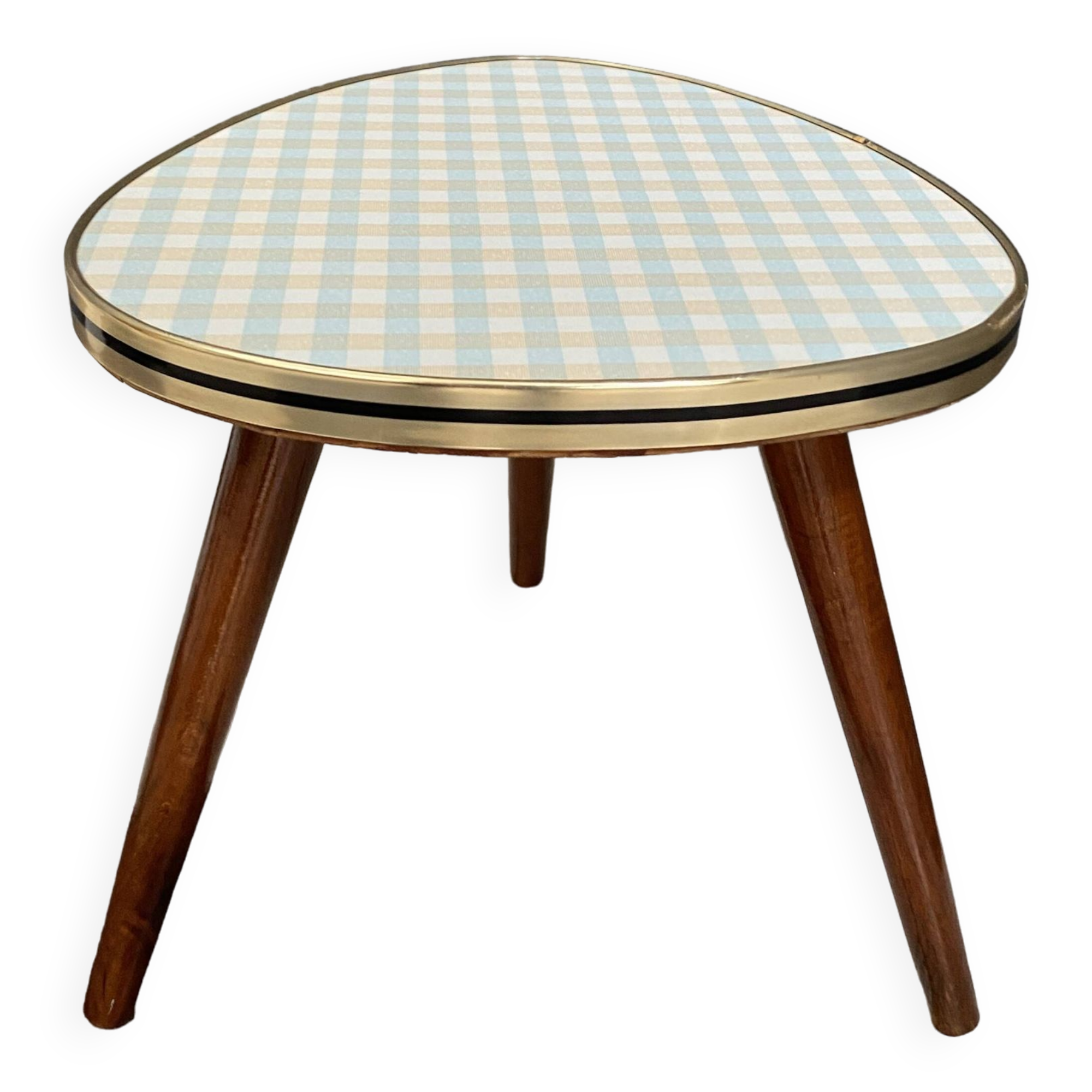 Vintage triangle shape plant / side tabel 1960s