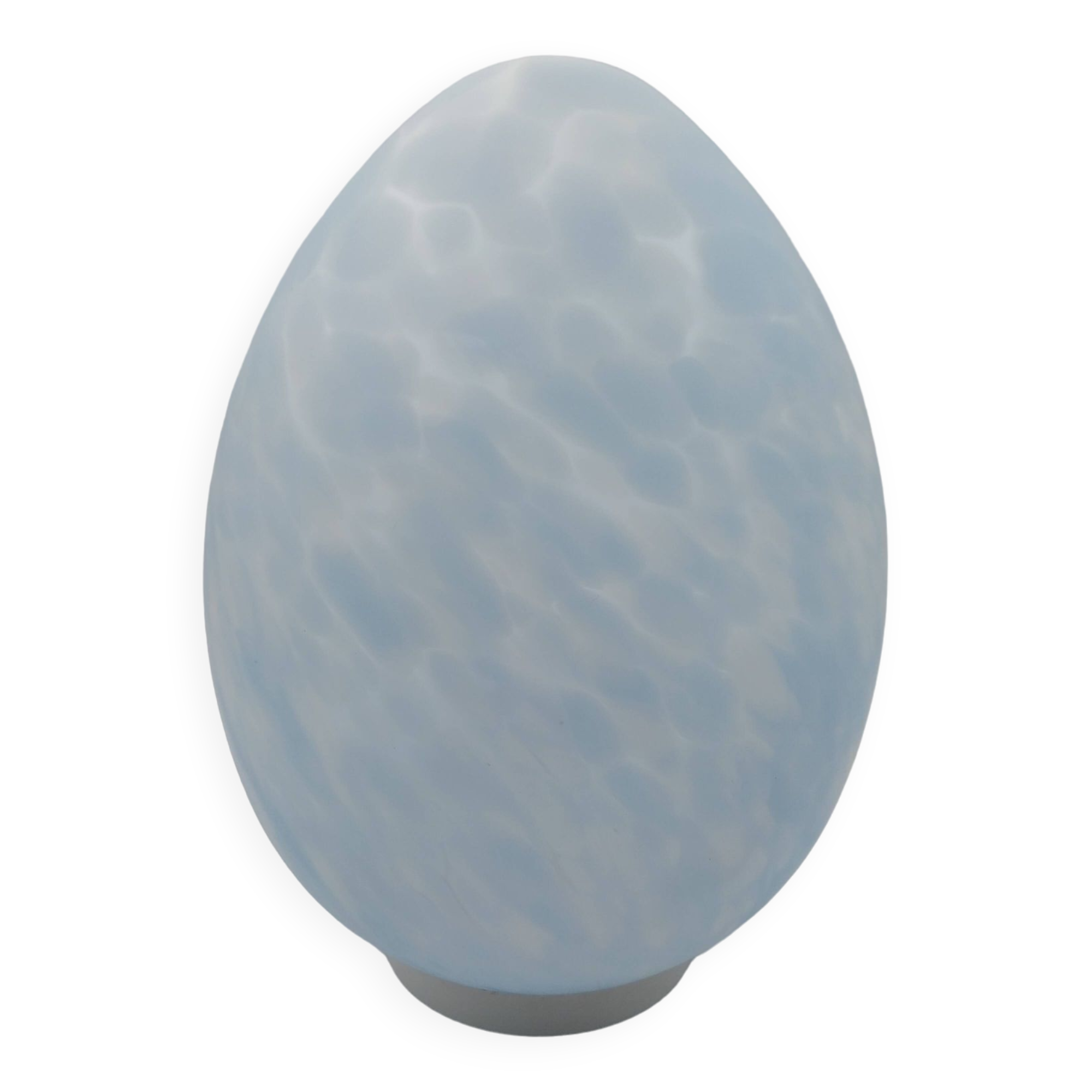 Vianne Domec blue glass egg lamp