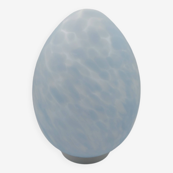 Vianne Domec blue glass egg lamp