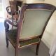 2 Fauteuils velours vert