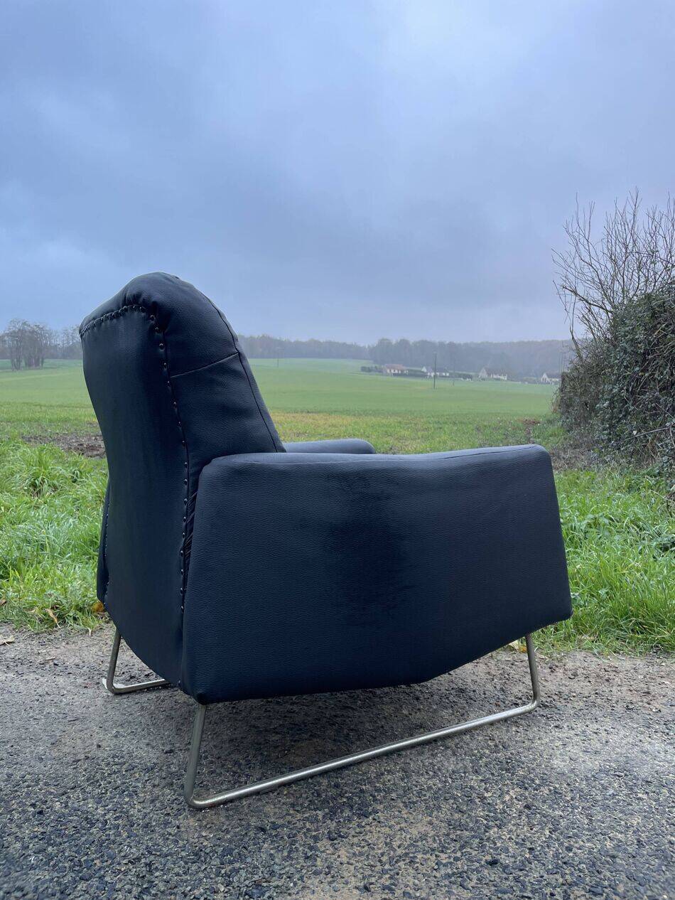 Chairs by Louis Paolozzi, model Prelude, published by Zol, around 1957.