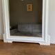 Mirror late 19th 120x84cm white