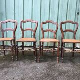 Louis Philippe style beech chairs
