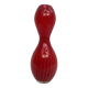 Red glass vase dimension: height -33cm- width -12cm-