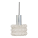 Mid-century modern bubble glass pendant/ceiling lamp by helena tynell for limburg, germany, 1960s
