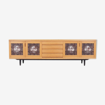 Ash sideboard, Danish design, 1970s, designer: Poul H. Poulsen, production: Gangsø Møbler