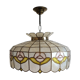 Vintage mother-of-pearl pendant lamp