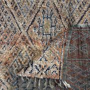 Vintage Moroccan Berber carpet in perfect condition made of wool.