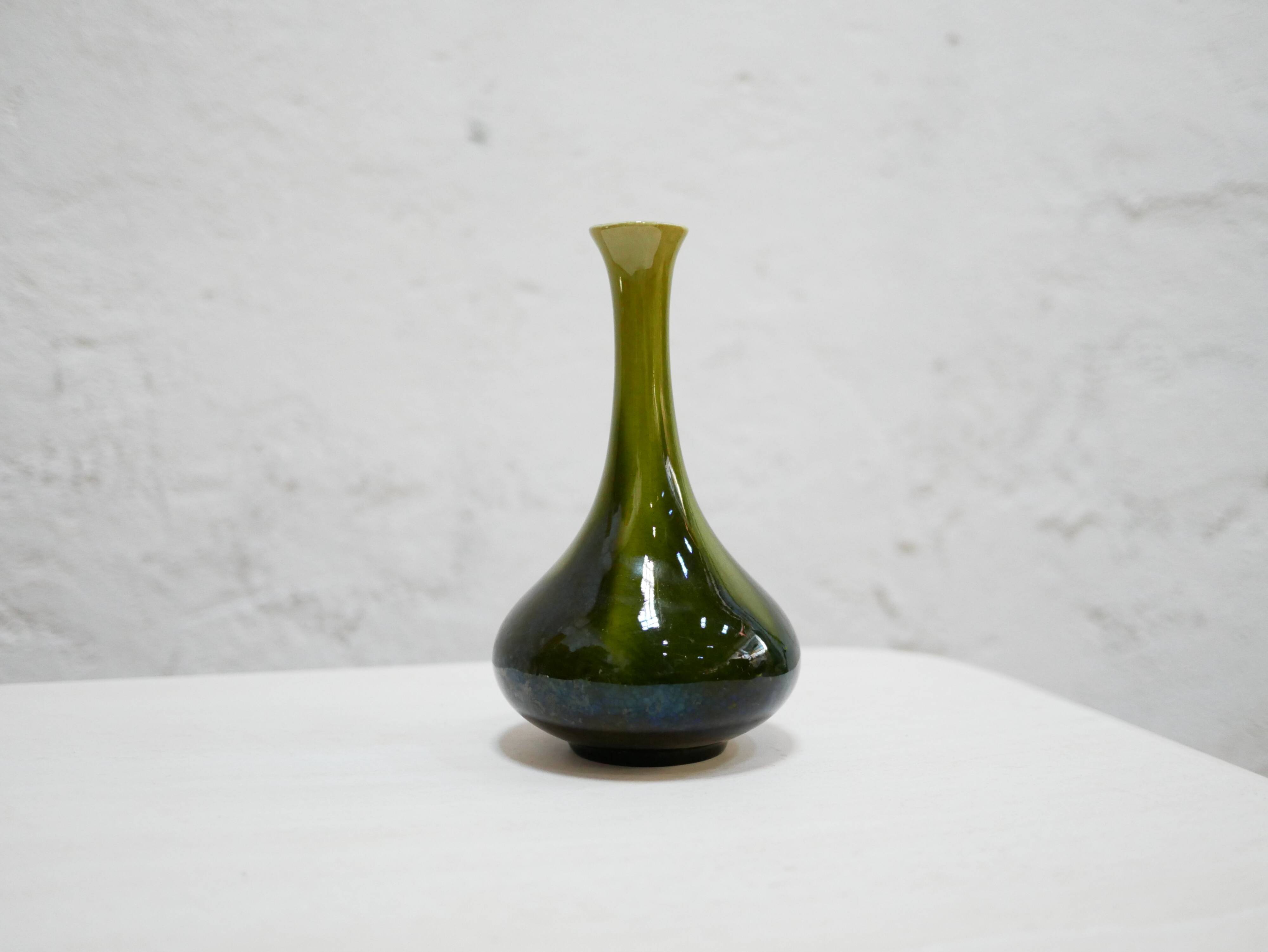 Vintage ceramic vase by the Orchies L'Herminé Declercq factory