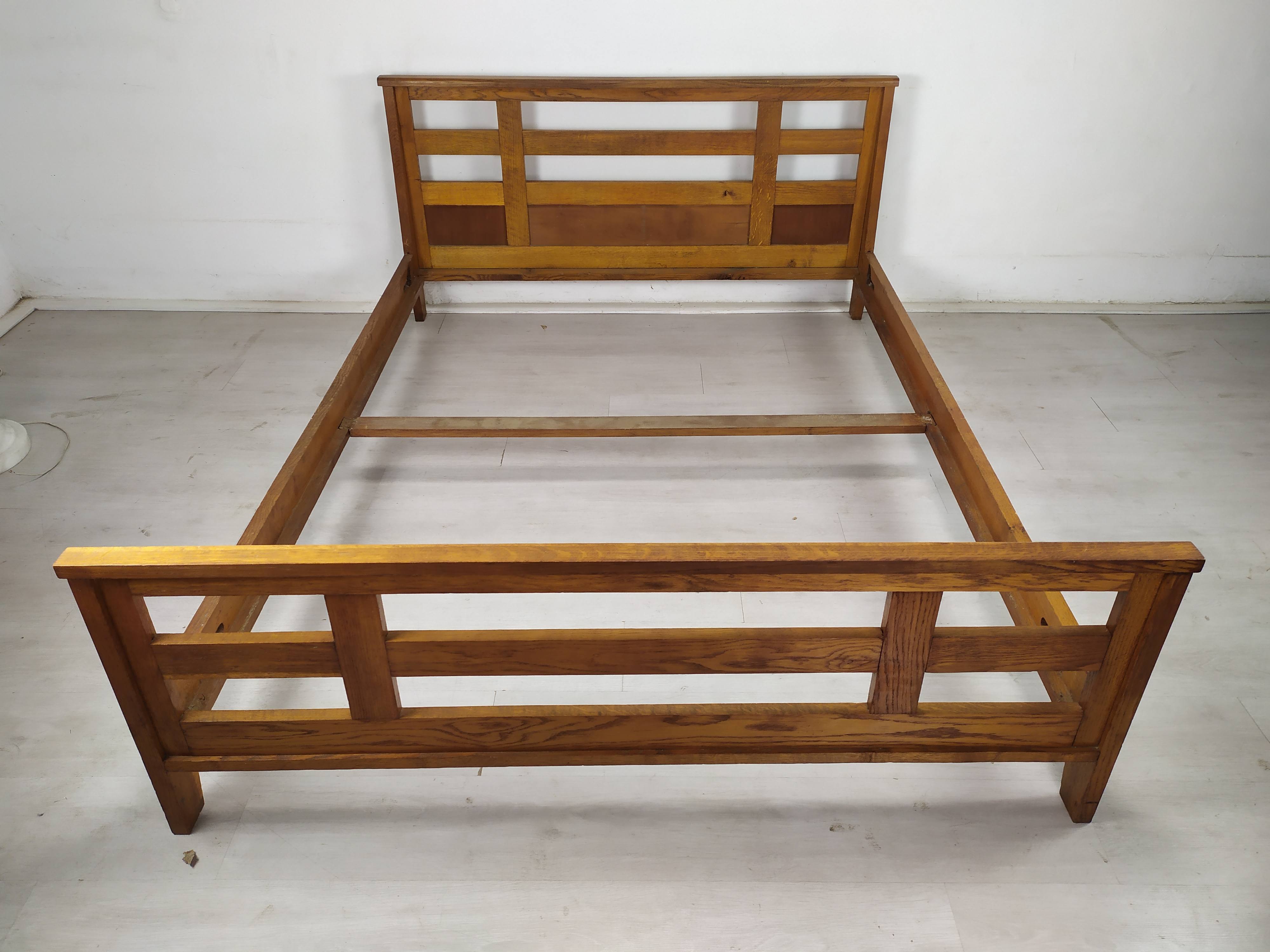 Bed 140 vintage oak