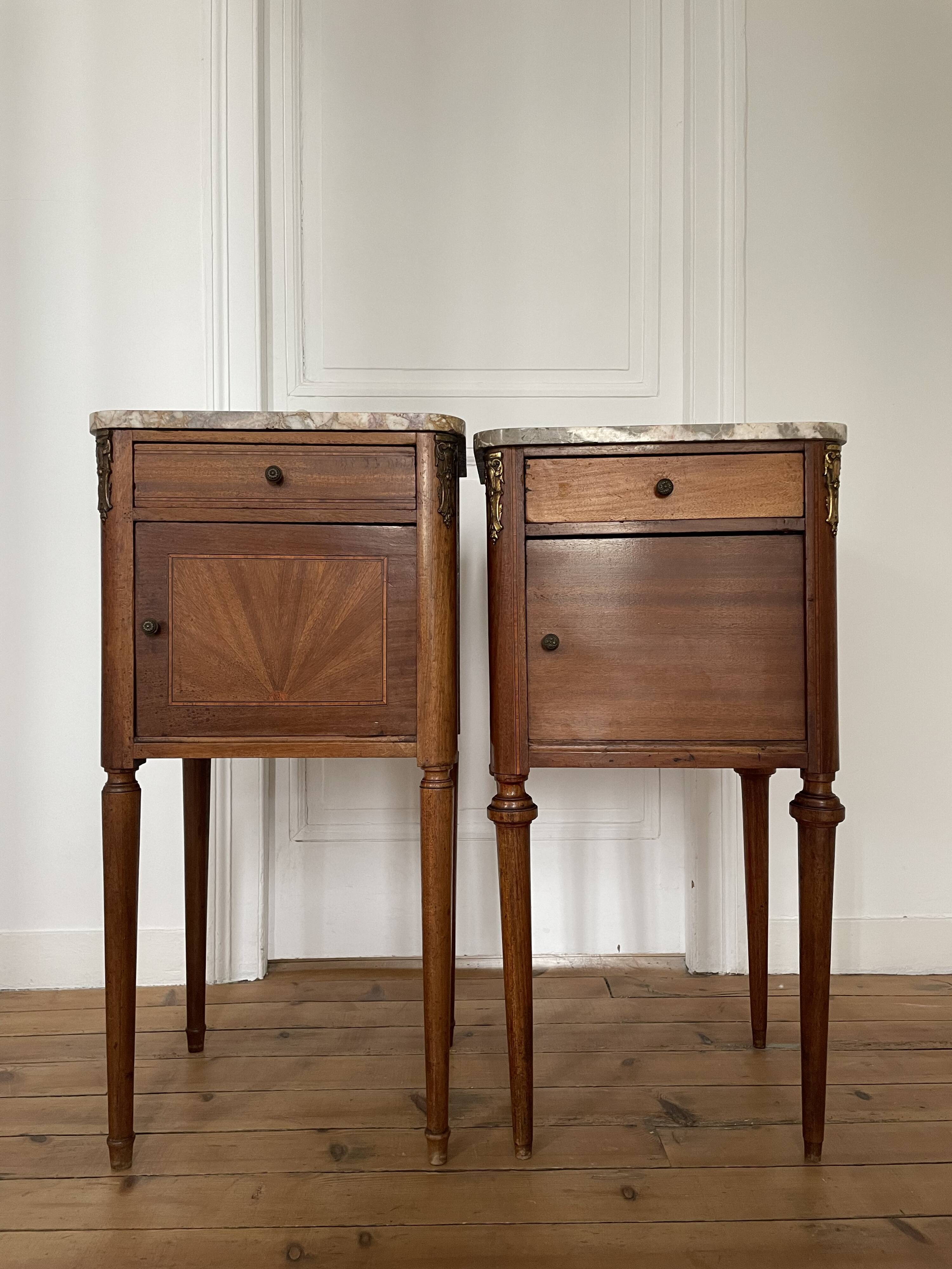 Paire de chevets 1900