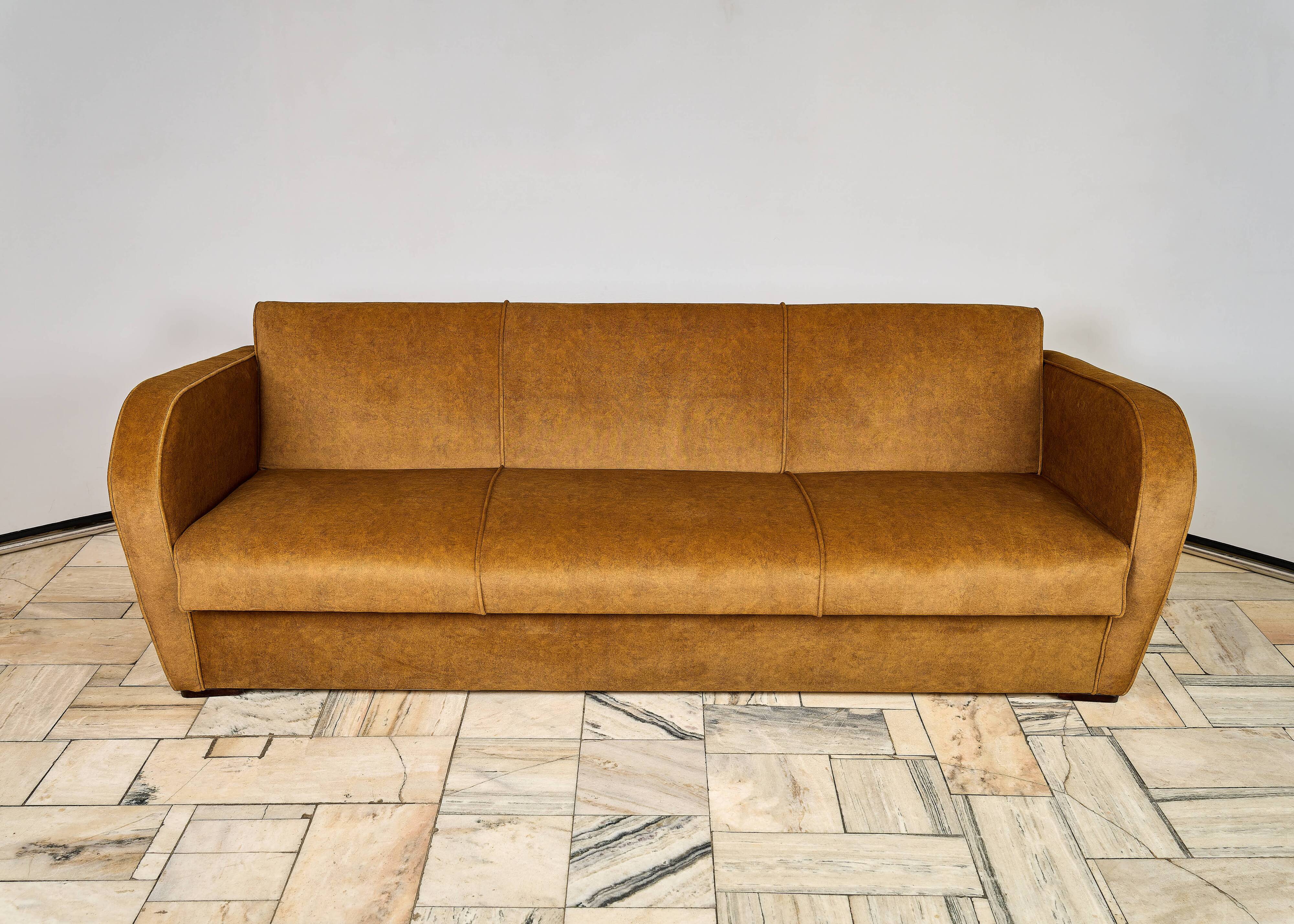 Catalogue art deco sofa H-363 designed by Jindrich Halabala for UP Zavody.